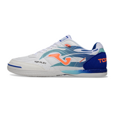 Chuteira Futsal Joma Top Flex 24 IC Branca e Azul